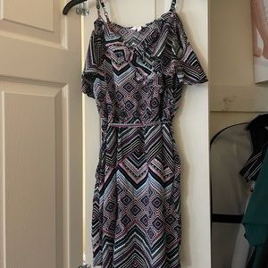 Large Pattern Dress